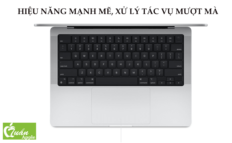 Hiệu năng MacBook Pro 14 inch 2021 M1 Pro 8 CPU – 14 GPU 16GB - 512GB cũ 99%