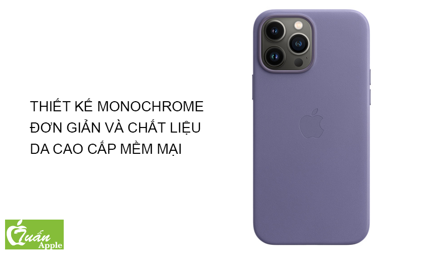 Ốp lưng MagSafe iPhone 13 Pro Max Apple Leather Case Chính hãng