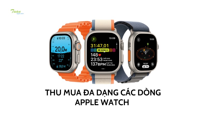Các tình trạng Apple watch TuanDigi thu mua
